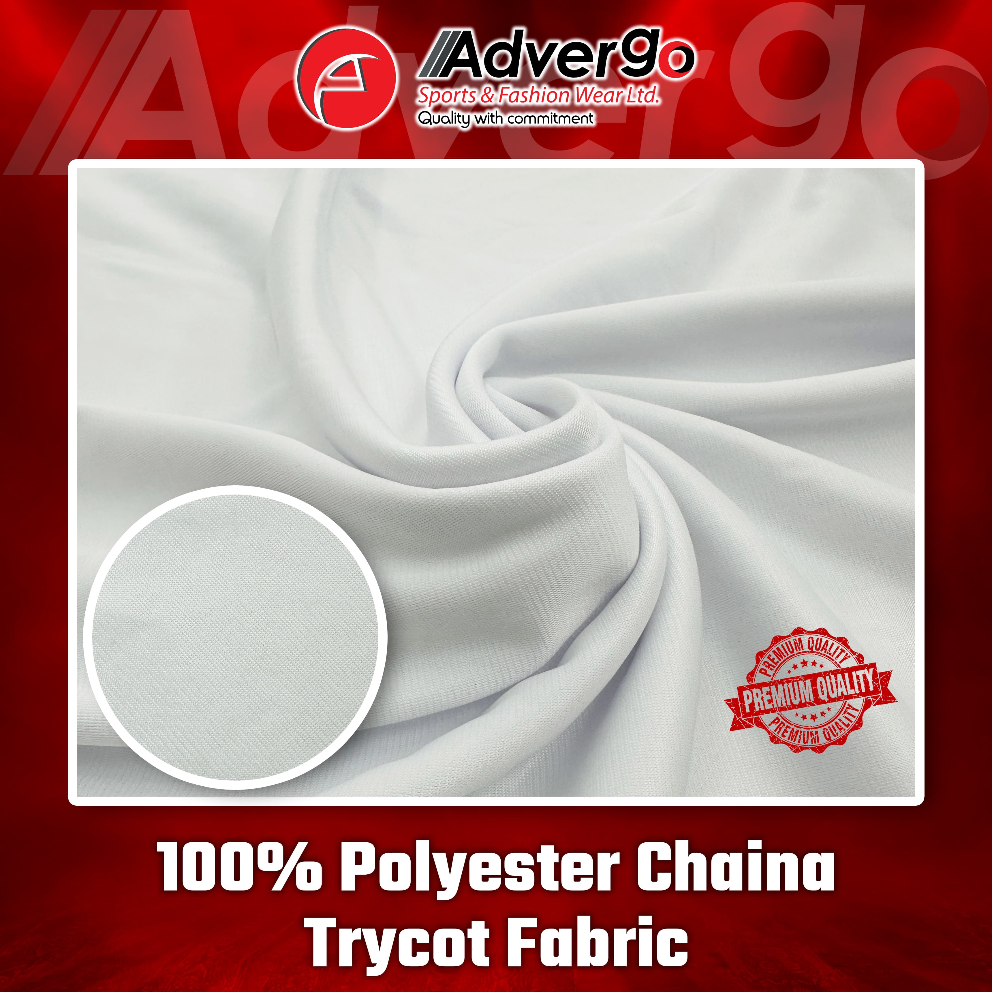100% Polyester Chaina Trycot Fabric