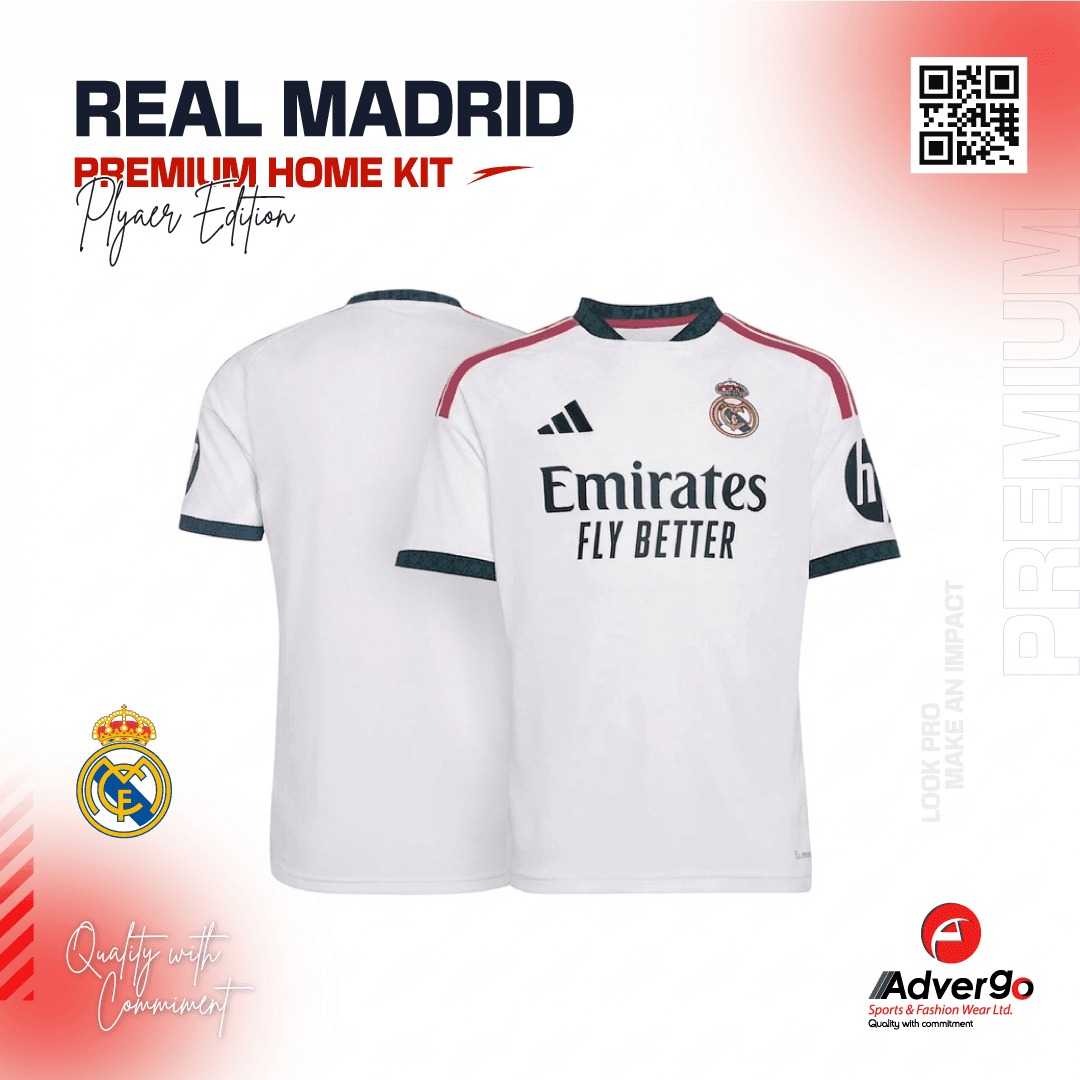 Real Madrid 26/27 Home Jersey - Plyaer Edition